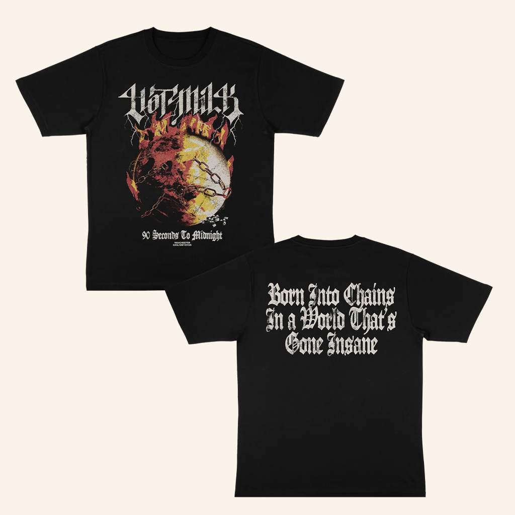 Hot Milk Merch Burning Earth T-Shirt Presents For Rock Music Lovers