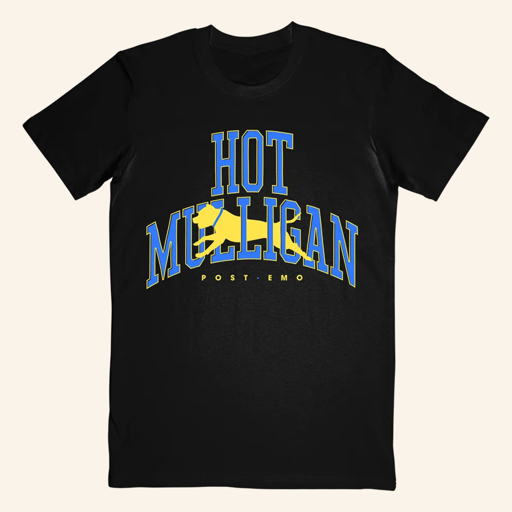 Hot Mulligan Merch Dog Black T-Shirt Presents For Music Lovers Hot Mulligan Merch Dog Black T-Shirt Presents For Music Lovers