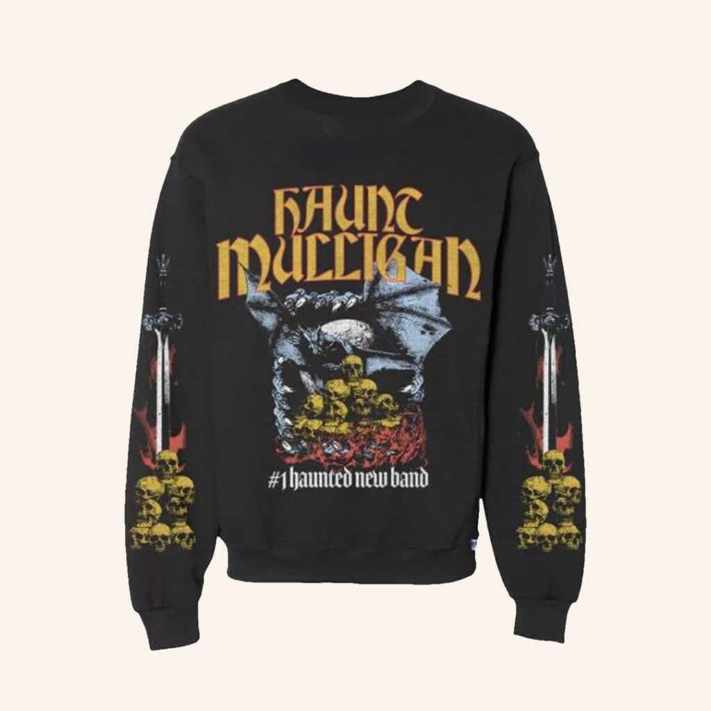 Hot Mulligan Merch Skull Pile Sweatshirt Birthday Gifts For Brother Hot Mulligan Merch Skull Pile Sweatshirt Birthday Gifts For Brother