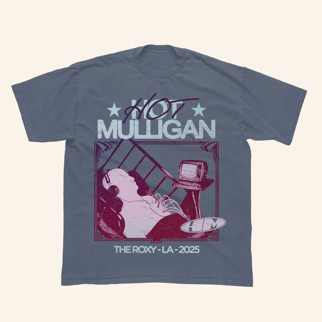 Hot Mulligan Merch The Roxy LA 2025 T-Shirt Christmas Gifts For Him