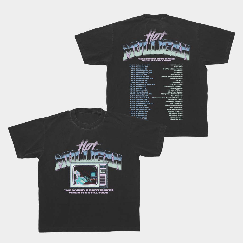 Hot Mulligan Merch The Sound A Body Makes When It's Still Tour T-Shirt Gifts For Band Fans