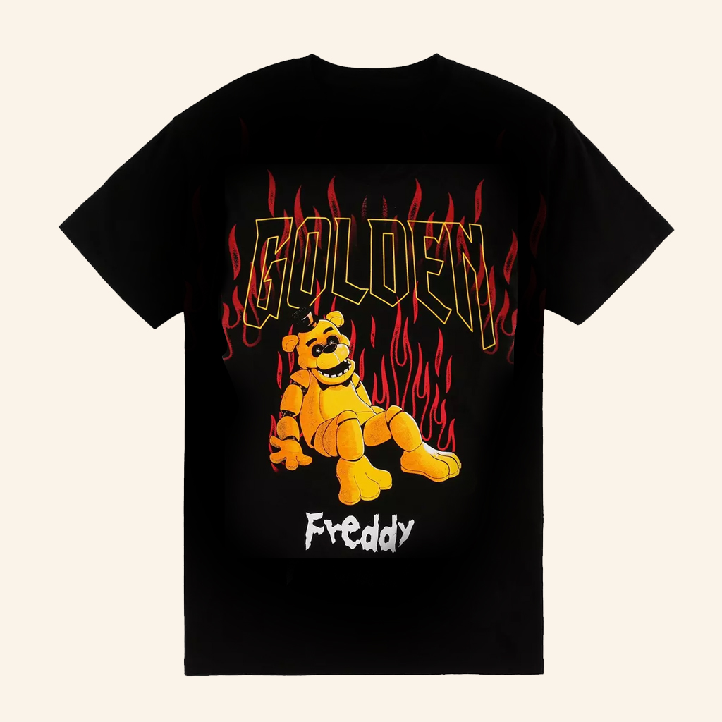Hot Topic Merch Five Nights At Freddy's Golden Freddy T-Shirt Gifts Ideas For Brothers Hot Topic Merch Five Nights At Freddy's Golden Freddy T-Shirt Gifts Ideas For Brothers