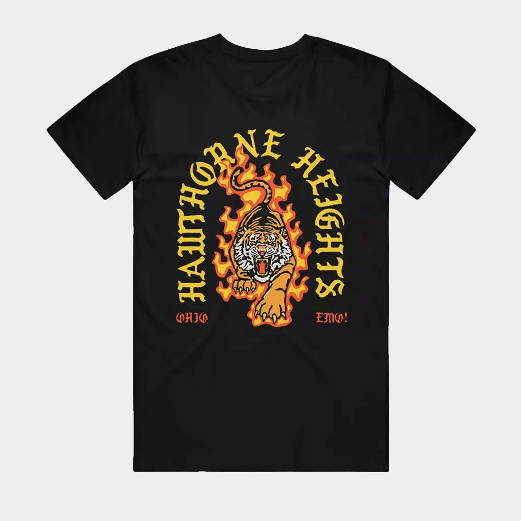 Hot Topic Merch Hawthorne Heights Tiger T-Shirt Best Gifts For Dad