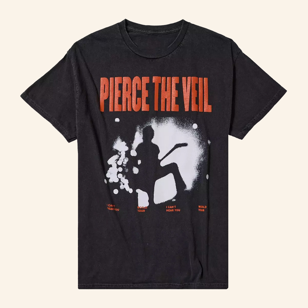 Hot Topic Merch Pierce The Veil Silhouette T-Shirt Pierce The Veil Merch Gift Ideas For Him Hot Topic Merch Pierce The Veil Silhouette T-Shirt Pierce The Veil Merch Gift Ideas For Him