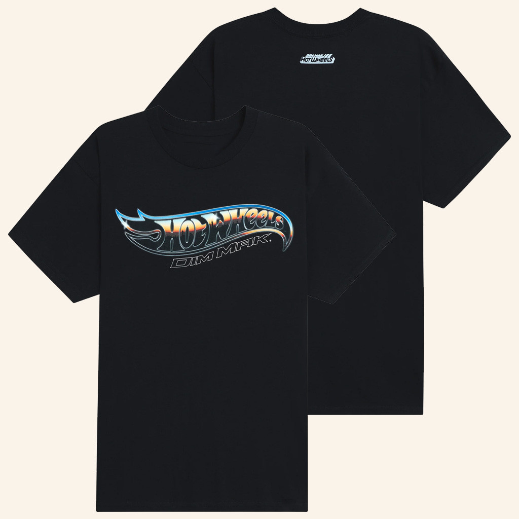 Hot Wheels x Dim Mak Collection Merch Cityscape Logo T-Shirt Car Lover Gifts For Him