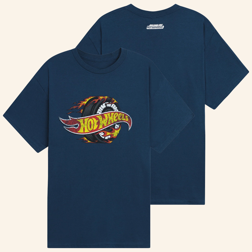 Hot Wheels x Dim Mak Collection Merch Tire On Fire T-Shirt Best Gifts For Car Enthusiasts Hot Wheels x Dim Mak Collection Merch Tire On Fire T-Shirt Best Gifts For Car Enthusiasts