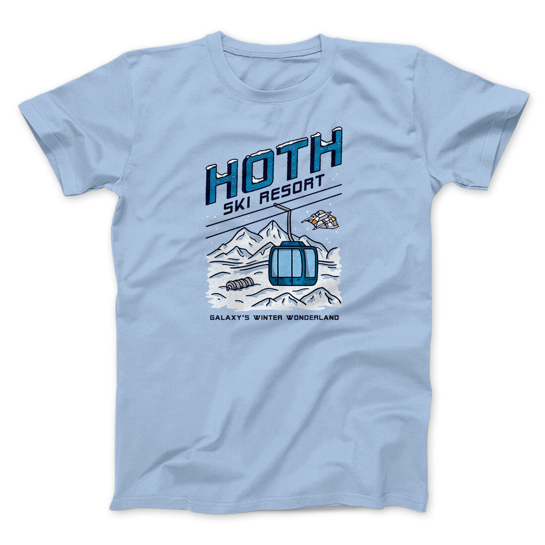 Hoth Ski Resort Funny Movie Unisex T-Shirt Gift For Dudes