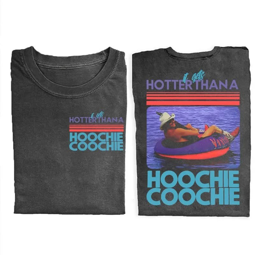 Hotter Than A Hoochie Coochie Alan Jackson T-Shirt 90s Country Music Trendy Summer Fan Gifts