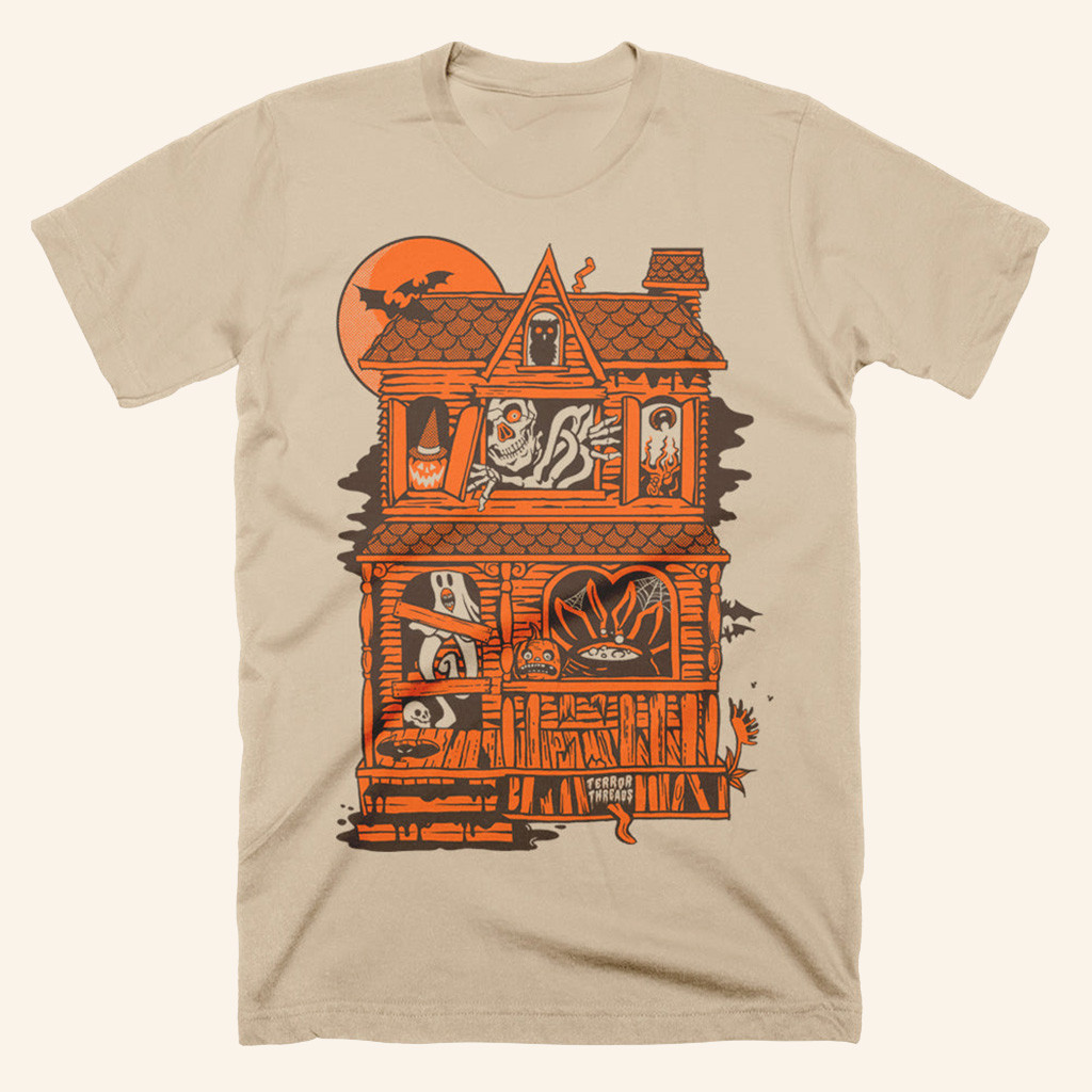 House Of Horrors T-Shirt Halloween Graphic Tees Gifts For Mother House Of Horrors T-Shirt Halloween Graphic Tees Gifts For Mother