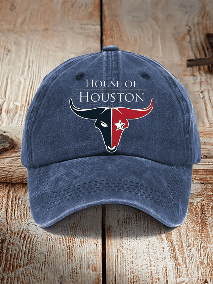 House Of Houston Football Hat Texans Super Bowl Merch Game Day Hat Gifts For Football Fan