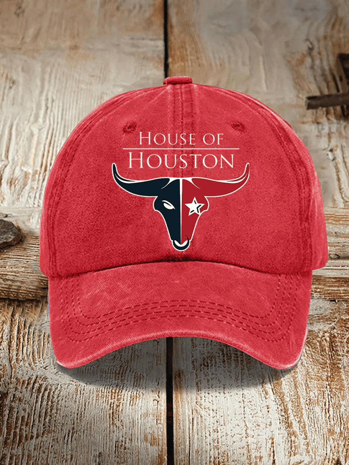 House Of Houston Football Hat Texans Super Bowl Merch Game Day Hat Gifts For Football Fan