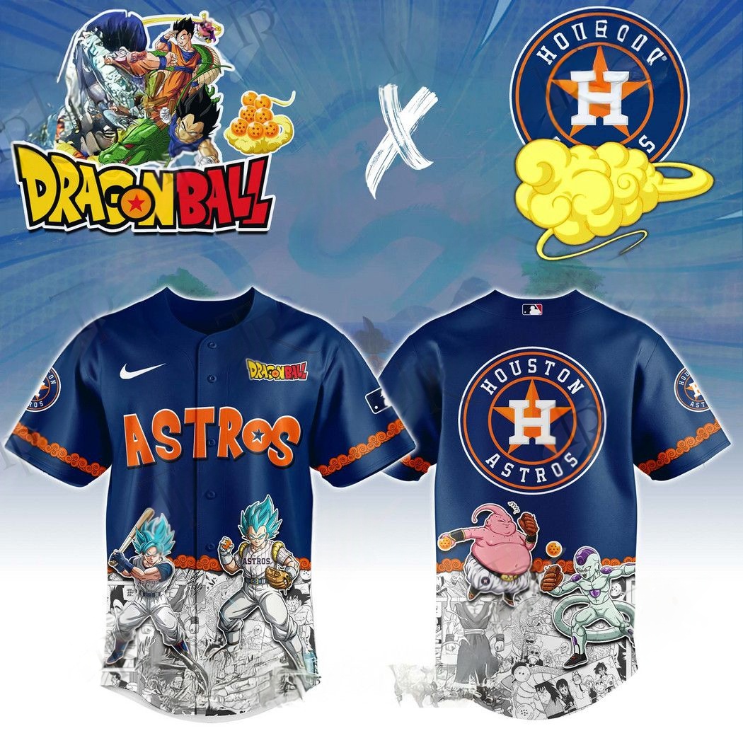 Houston Astros Dragonball 2025 Special Edition Baseball Jersey Gifts For Baseball Fans