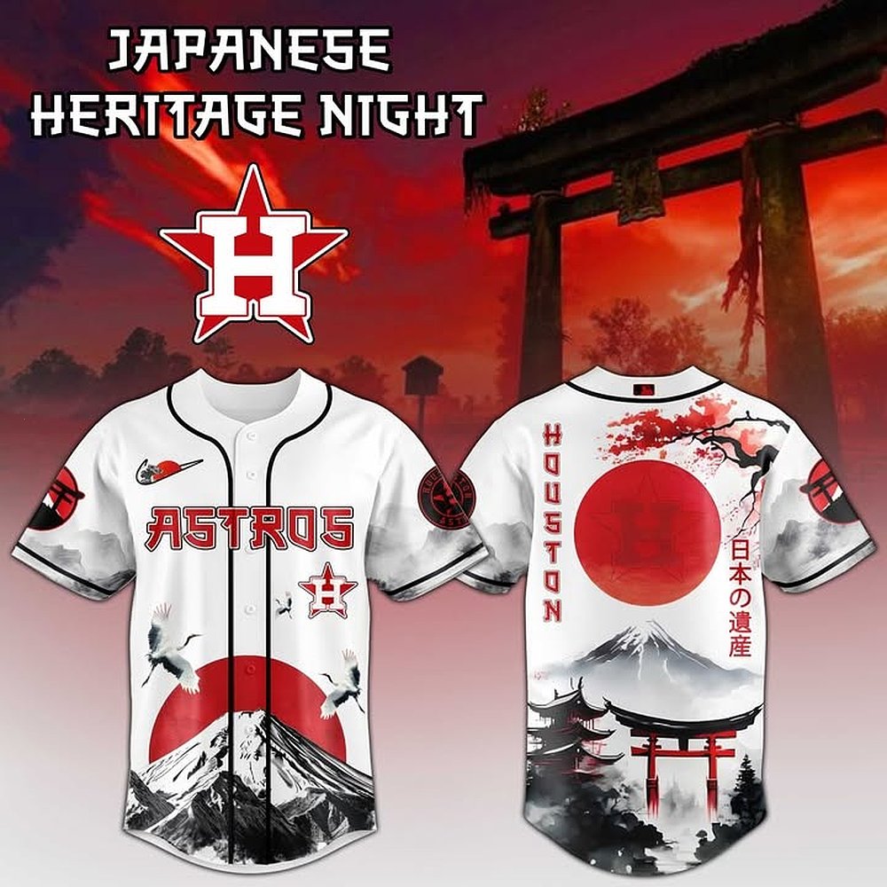 Houston Astros Japanese Heritage Night Jersey For Astros Fans