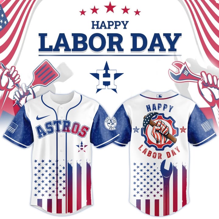 Houston Astros Labor Day Tribute 2025 Jersey Astrost Merch Unique Baseball Gifts For Fans