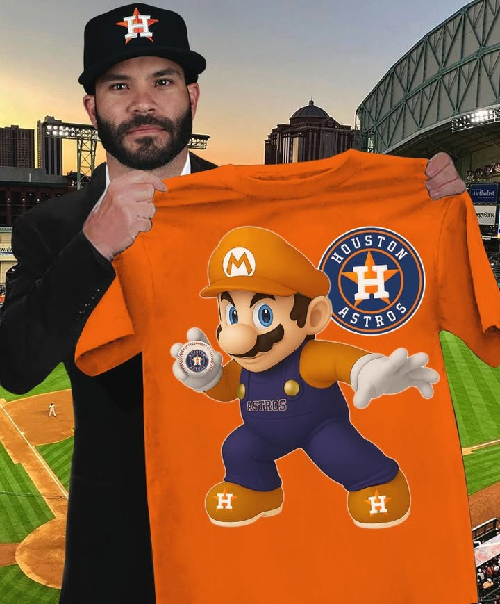 Houston Astros Mario Limited Edition T-Shirt Astros Merch