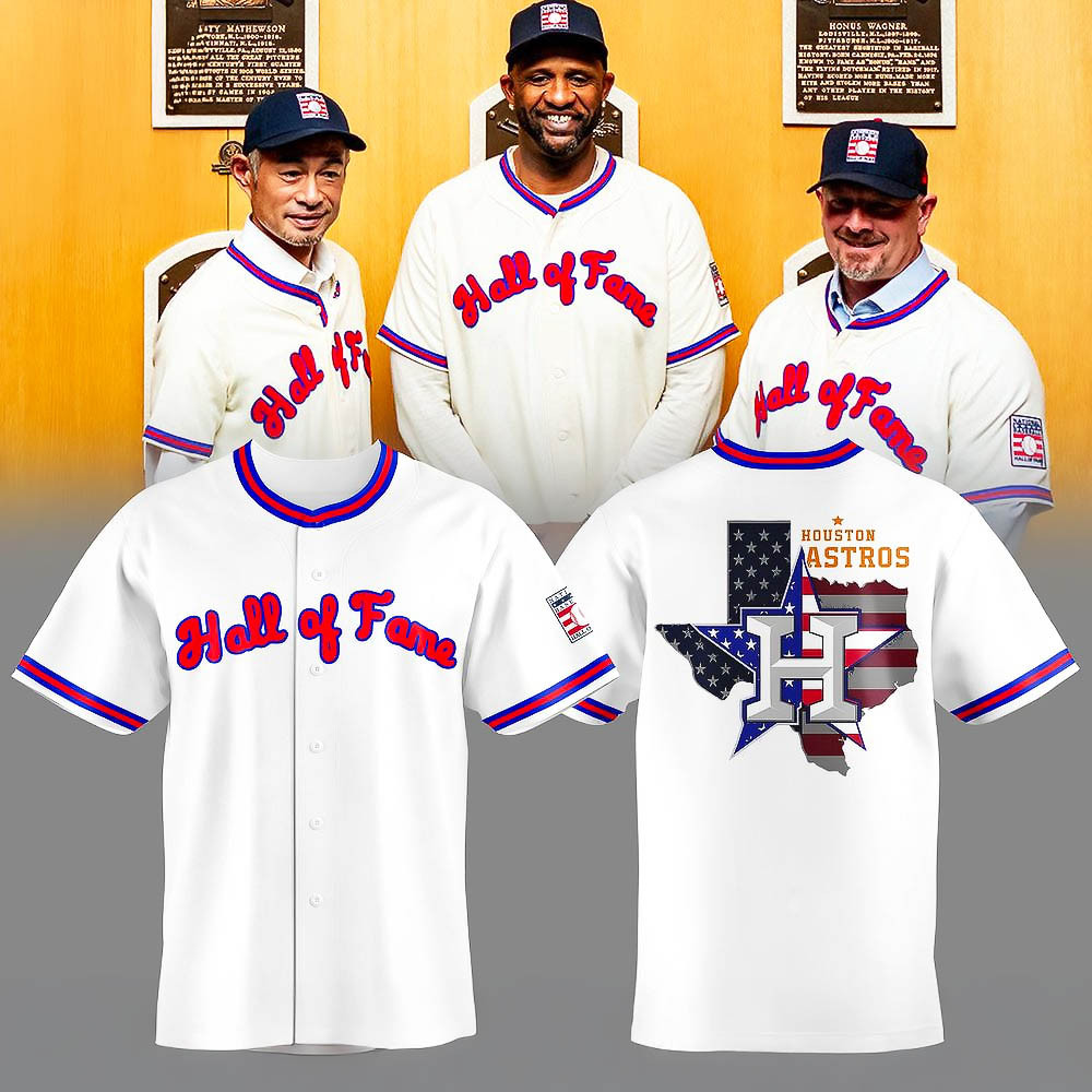 Houston Astros MLB Hall Of Fame Baseball Jersey Best Gift For Baseball Lovers