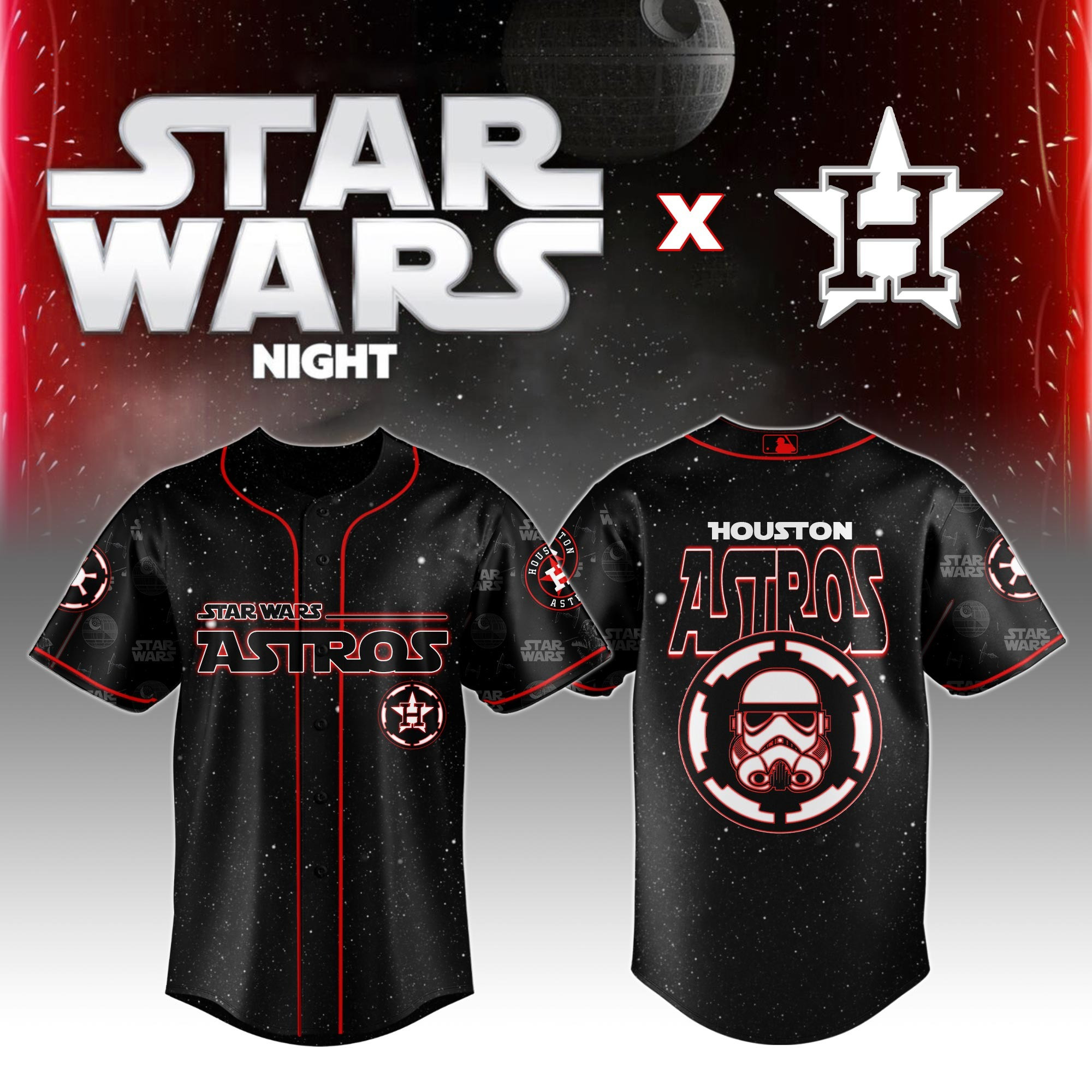 Houston Astros MLB Star Wars Night Jersey Best Gifts For Baseball Lovers