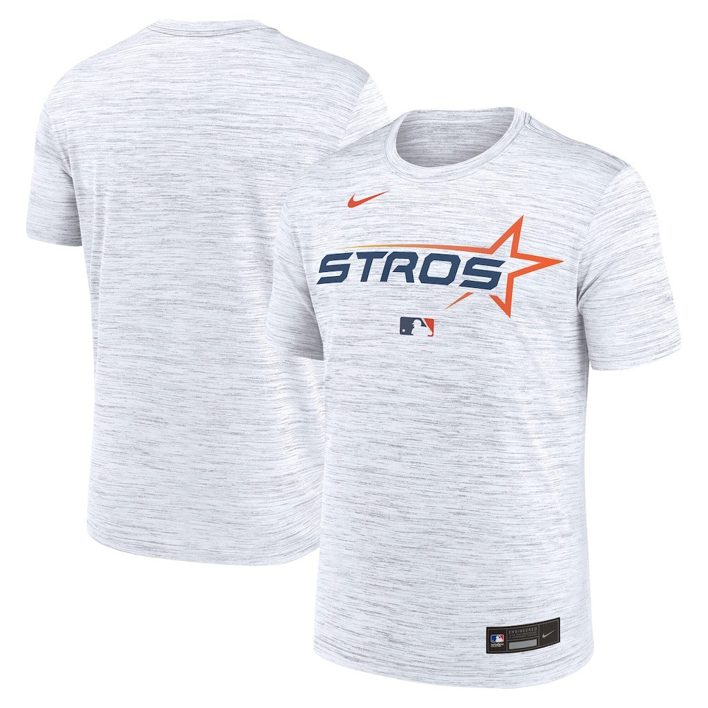 Houston Astros Shirt 2025 City Connect Velocity Performance MLB Astros Fan Merch Apparel