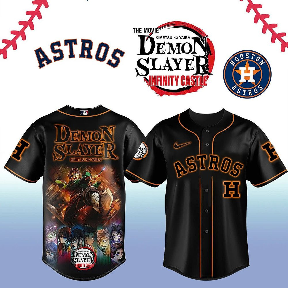 Houston Astros x Demon Slayer Limited Edition 2025 Baseball Jersey