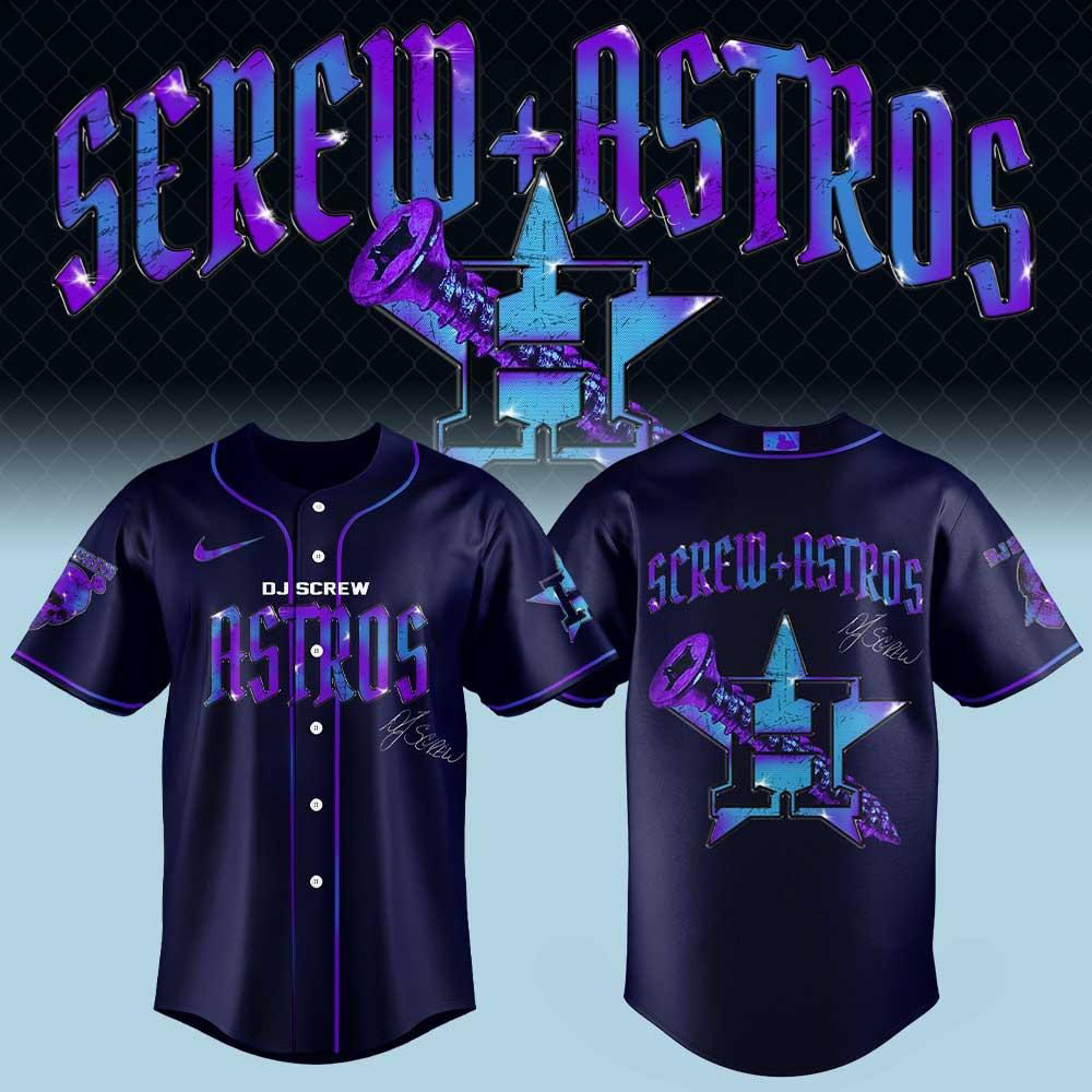 Houston Astros x DJ Screw Honor All-Time Limited Edition Baseball Jersey Gifts For Him