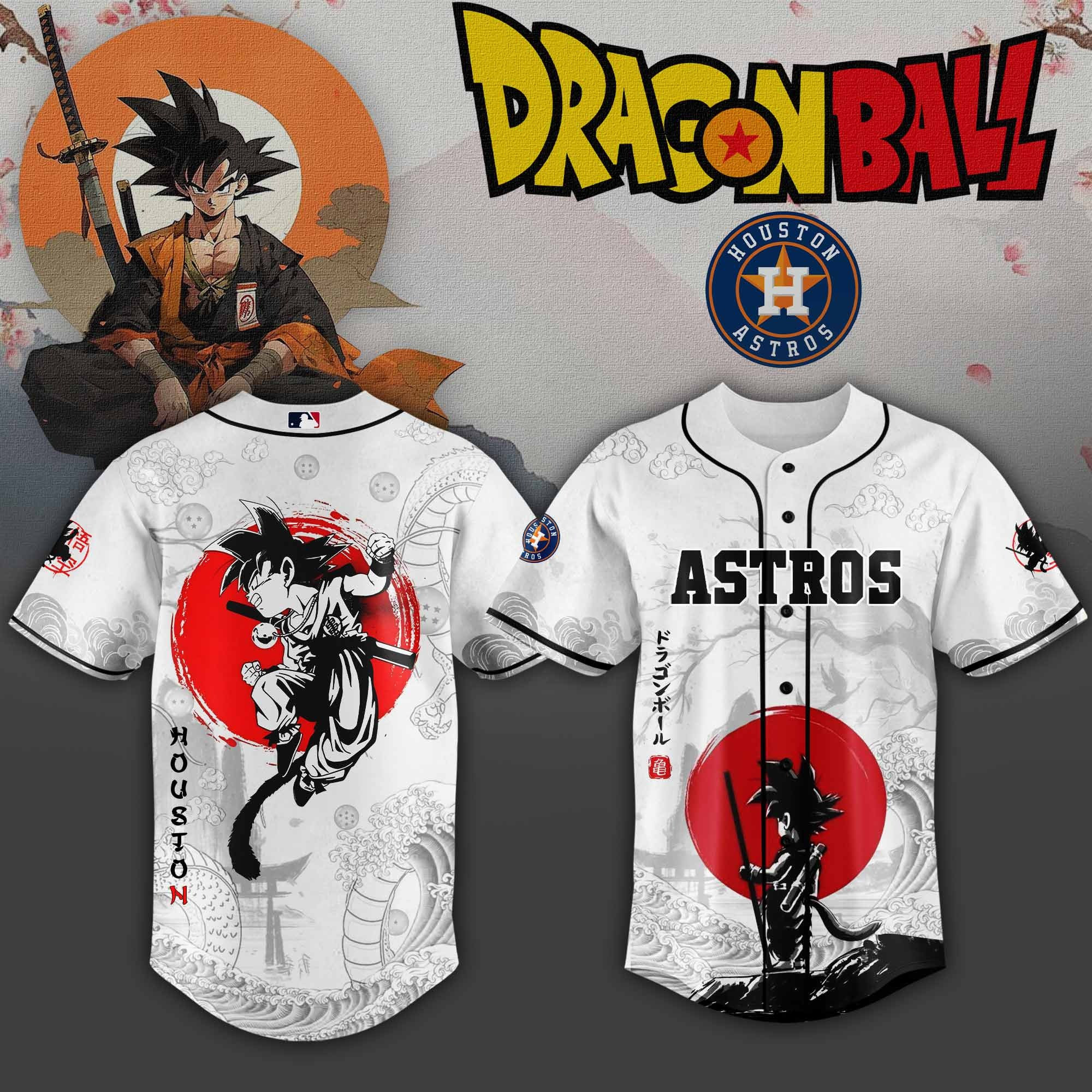 Houston Astros x Dragon Ball 2025 Japan Hat Gift Ideas For Baseball Fans