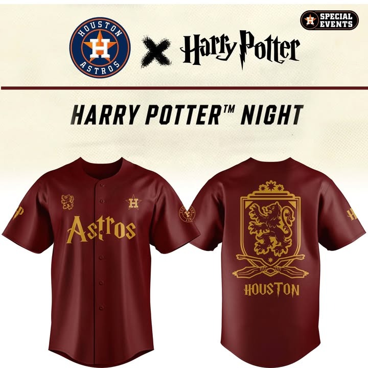 Houston Astros x Harry Potter Jersey Best Gifts For Baseball Fans