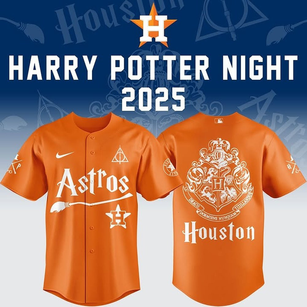 Houston Astros x Harry Potter Night 2025 Baseball Jersey Special Gift For Baseball Supporters