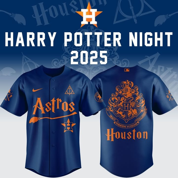 Houston Astros x Harry Potter Night 2025 Jersey Baseball Gifts For Harry Potter Fans For Him