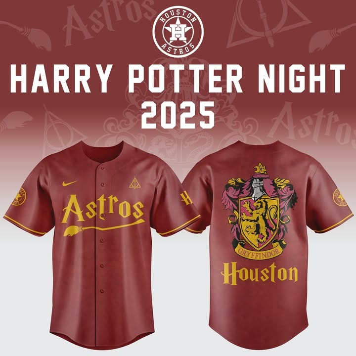 Houston Astros x Harry Potter Night 2025 Jersey MLB Best Gifts For Astros Fans For Him