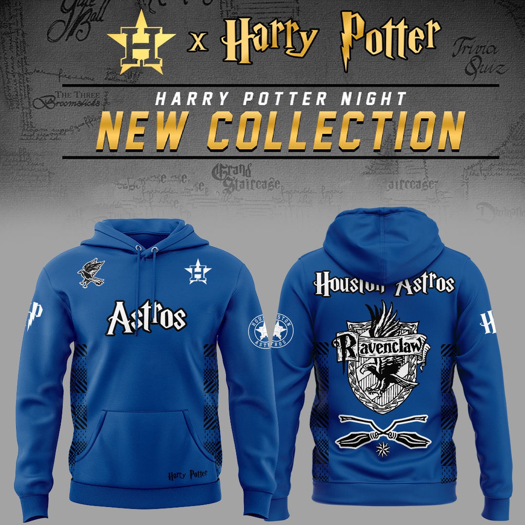 Houston Astros x Harry Potter Night Ravenclaw House Hoodie Gifts For Baseball Fans