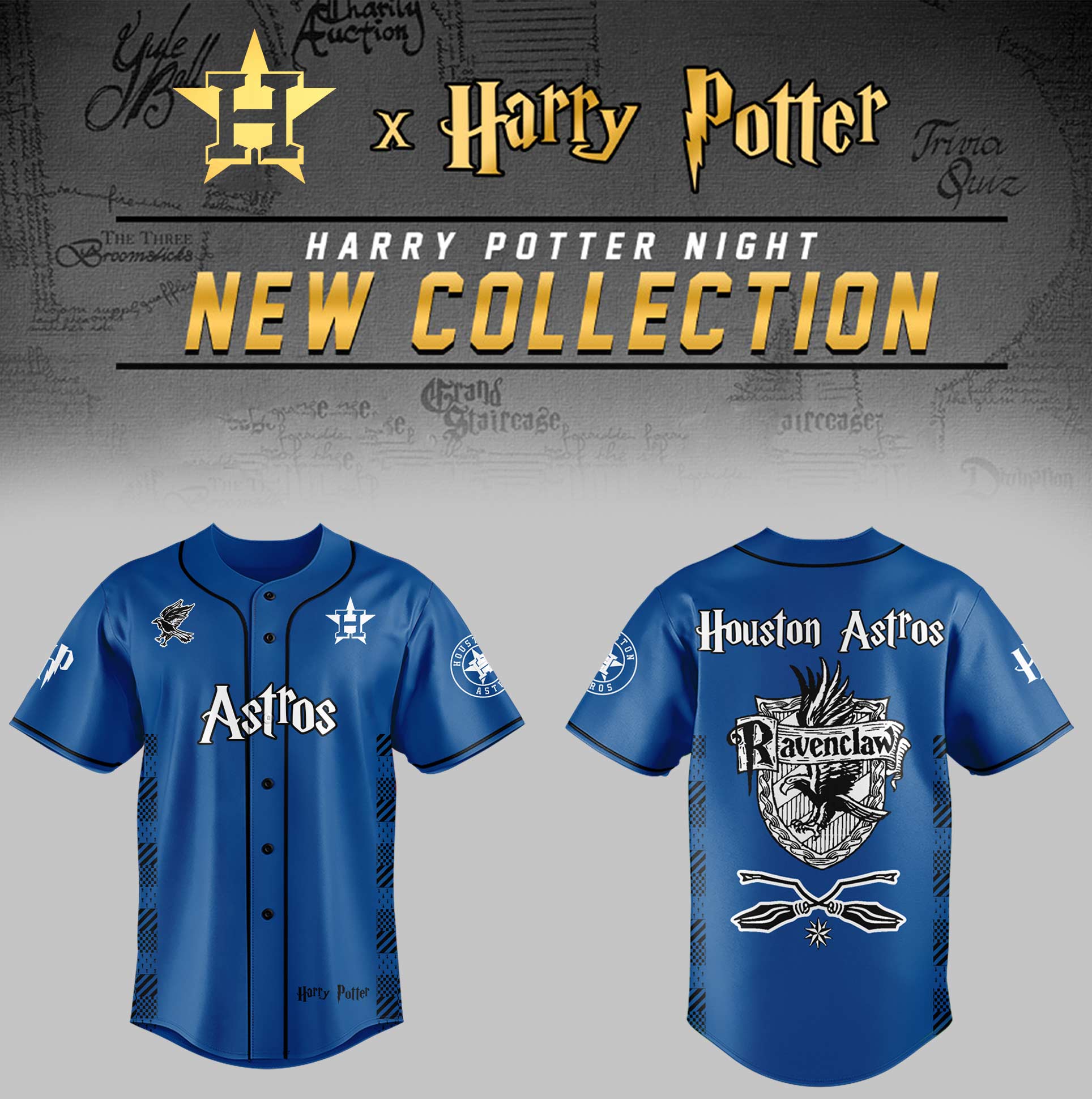 Houston Astros x Harry Potter Night Ravenclaw House Jersey Unique Baseball Gifts