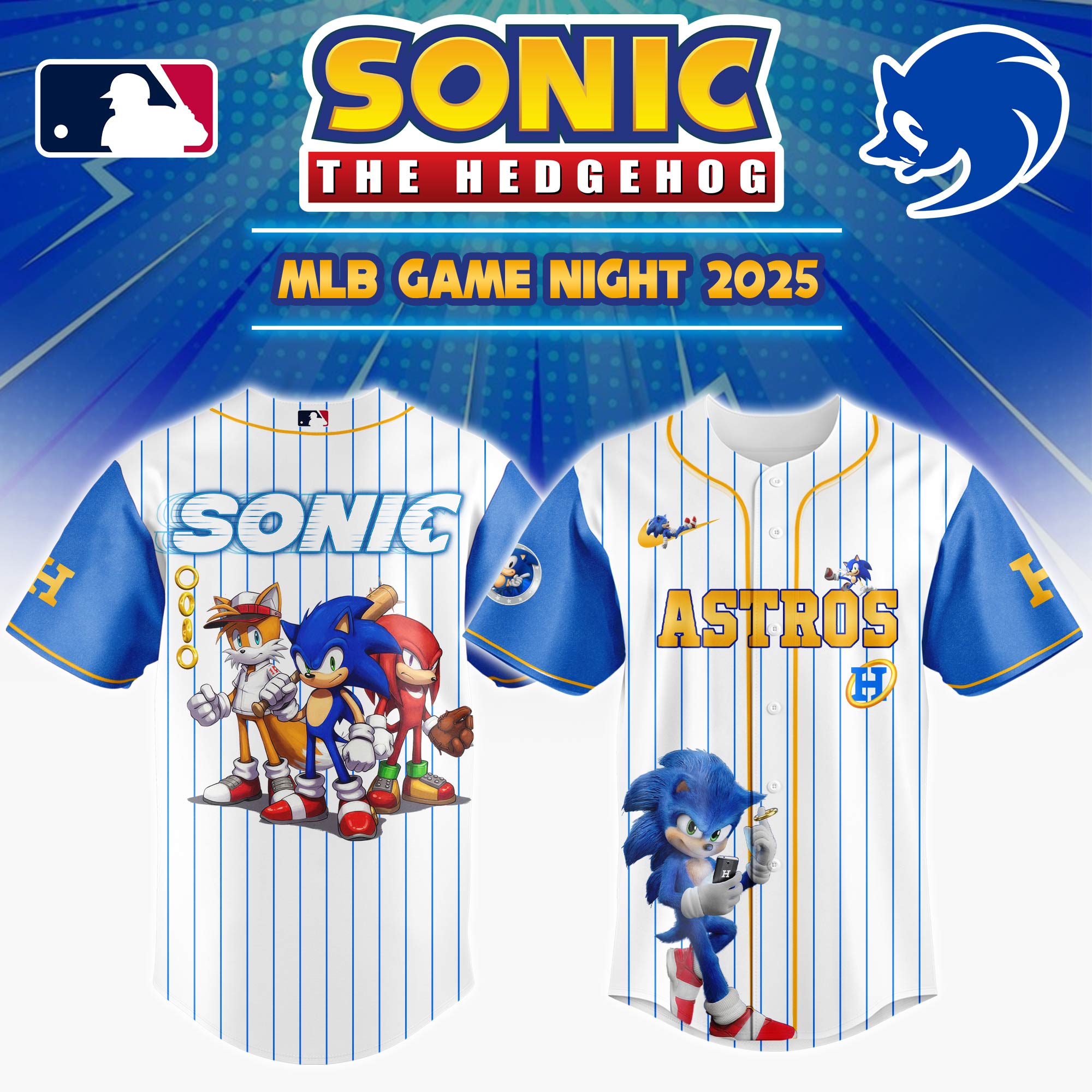 Houston Astros x Socnic Game Night Jersey 2025 Present For Baseball Fans