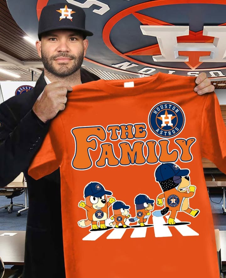 Houston Astros x The Family Bluey Limited Edition T-Shirt Astros Merch