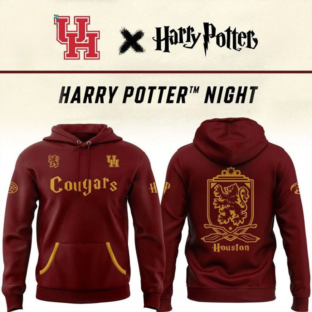 Houston Cougars x Harry Potter Night Special Hoodie Gift Ideas For Basketball Lovers