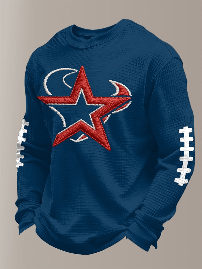 Houston Football Game Day Long Sleeve T-Shirt Texans Super Bowl Merch Houston Victory Clothes