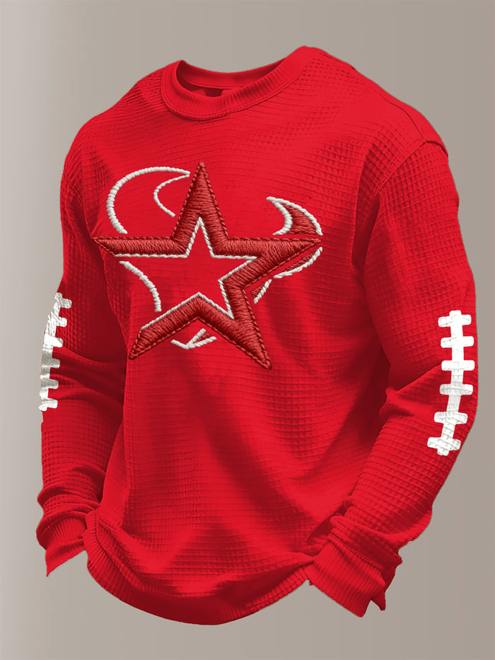 Houston Football Game Day Long Sleeve T-Shirt Texans Super Bowl Merch Houston Victory Clothes