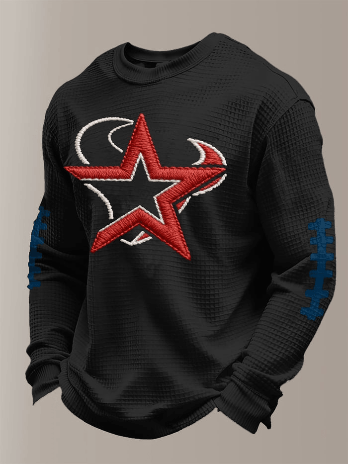 Houston Football Game Day Long Sleeve T-Shirt Texans Super Bowl Merch Houston Victory Clothes
