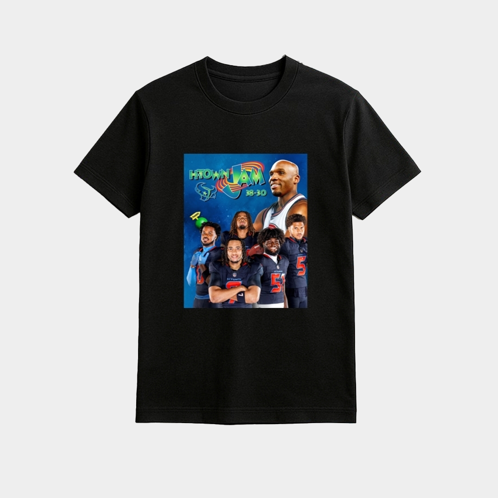 Houston Football Space Jam Shirt 2026 H Town Jam 38 30 Apparel Gifts For Football Fan