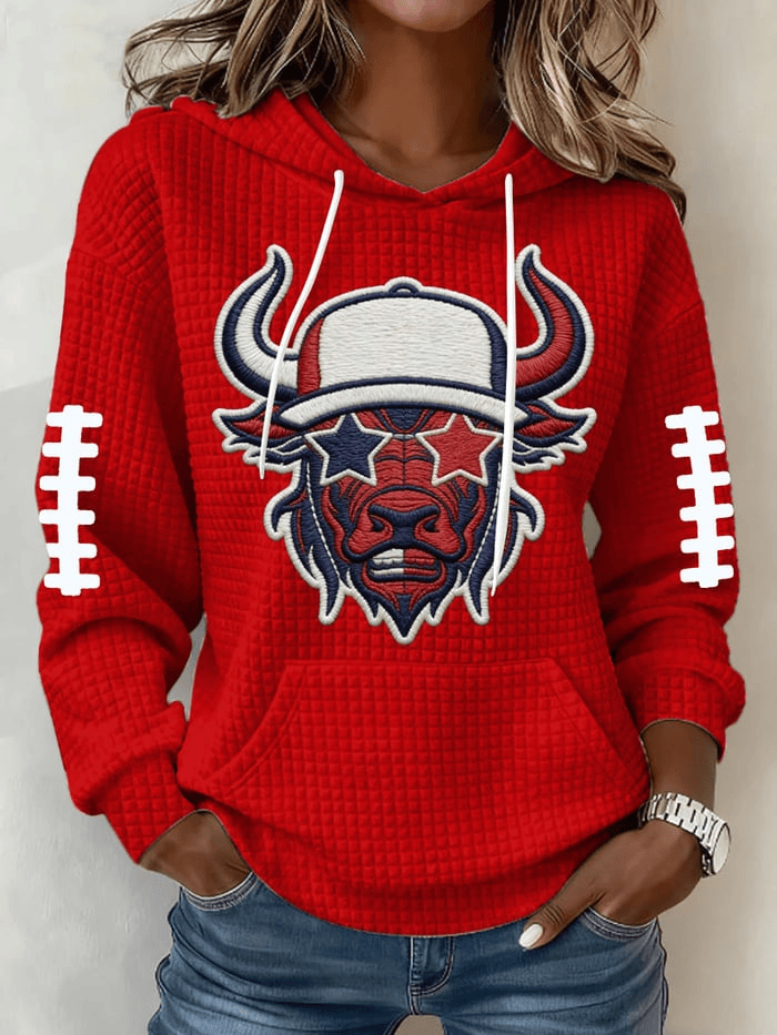 Houston Football Super Bowl Hoodie Texans Merch Houston Pride Apparel Gifts For Football Fan