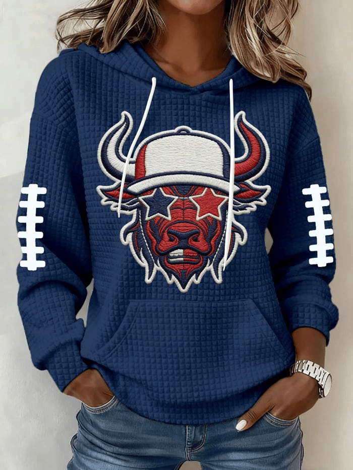 Houston Football Super Bowl Hoodie Texans Merch Houston Pride Apparel Gifts For Football Fan