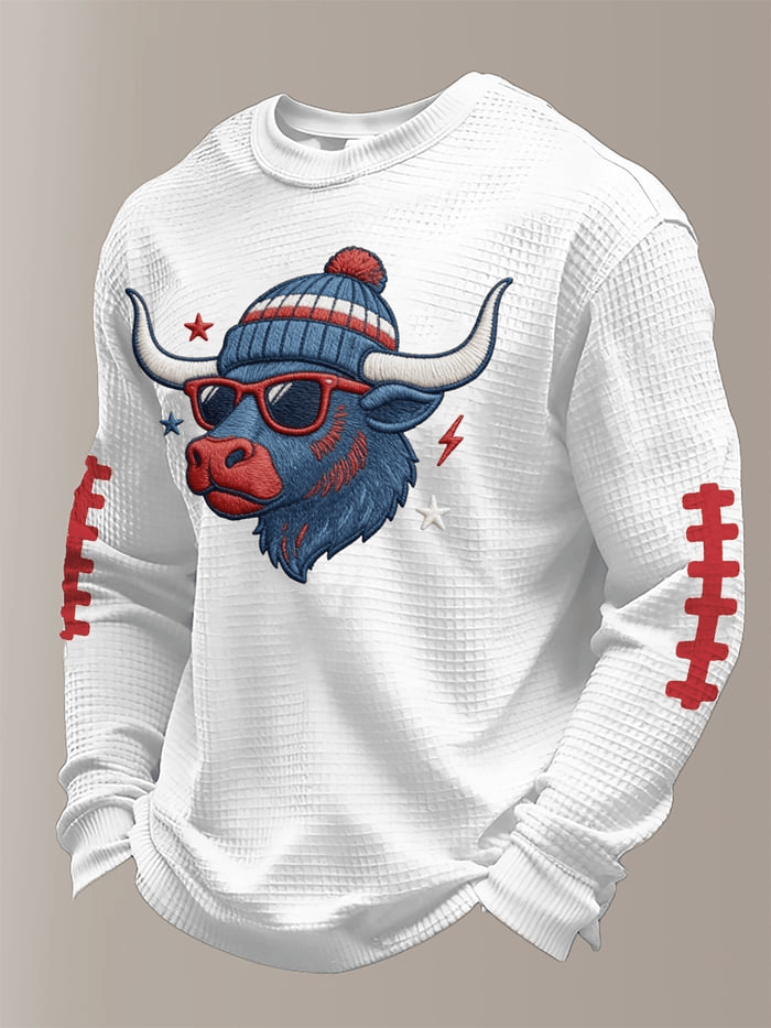 Houston Football Super Bowl Long Sleeve T-Shirt Game Day Texans Merch Houston Victory Apparel