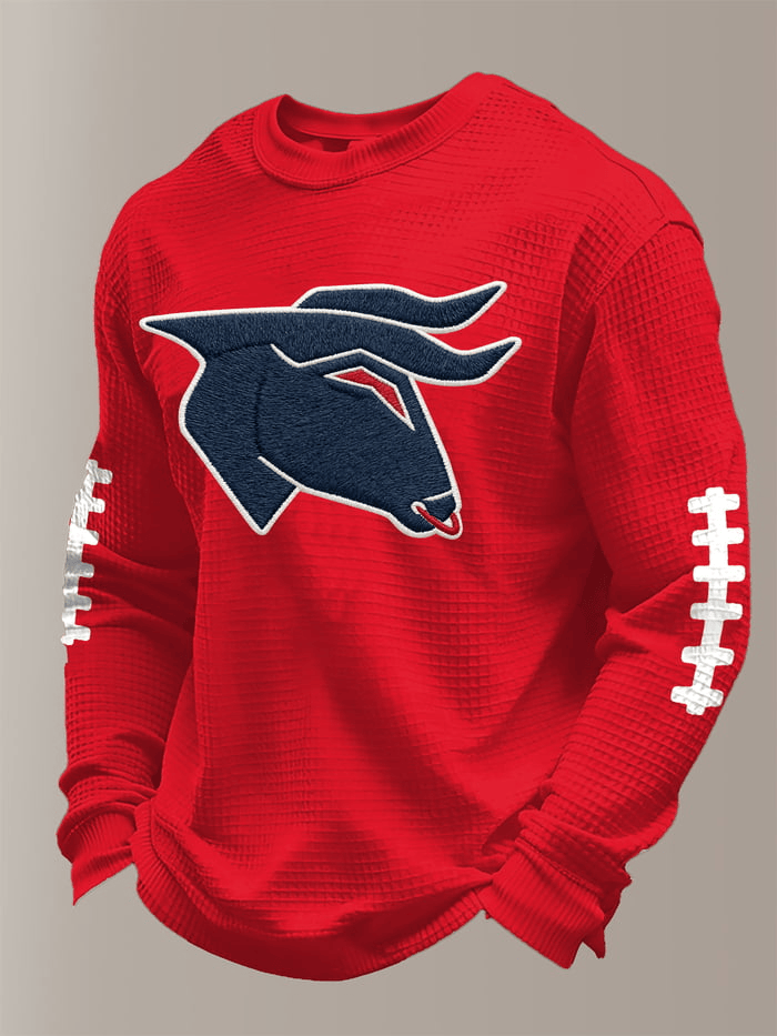 Houston Football Super Bowl Long Sleeve T-Shirt Texans Merch Houston Pride Apparel Dad Gifts