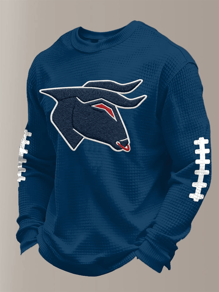 Houston Football Super Bowl Long Sleeve T-Shirt Texans Merch Houston Pride Apparel Dad Gifts