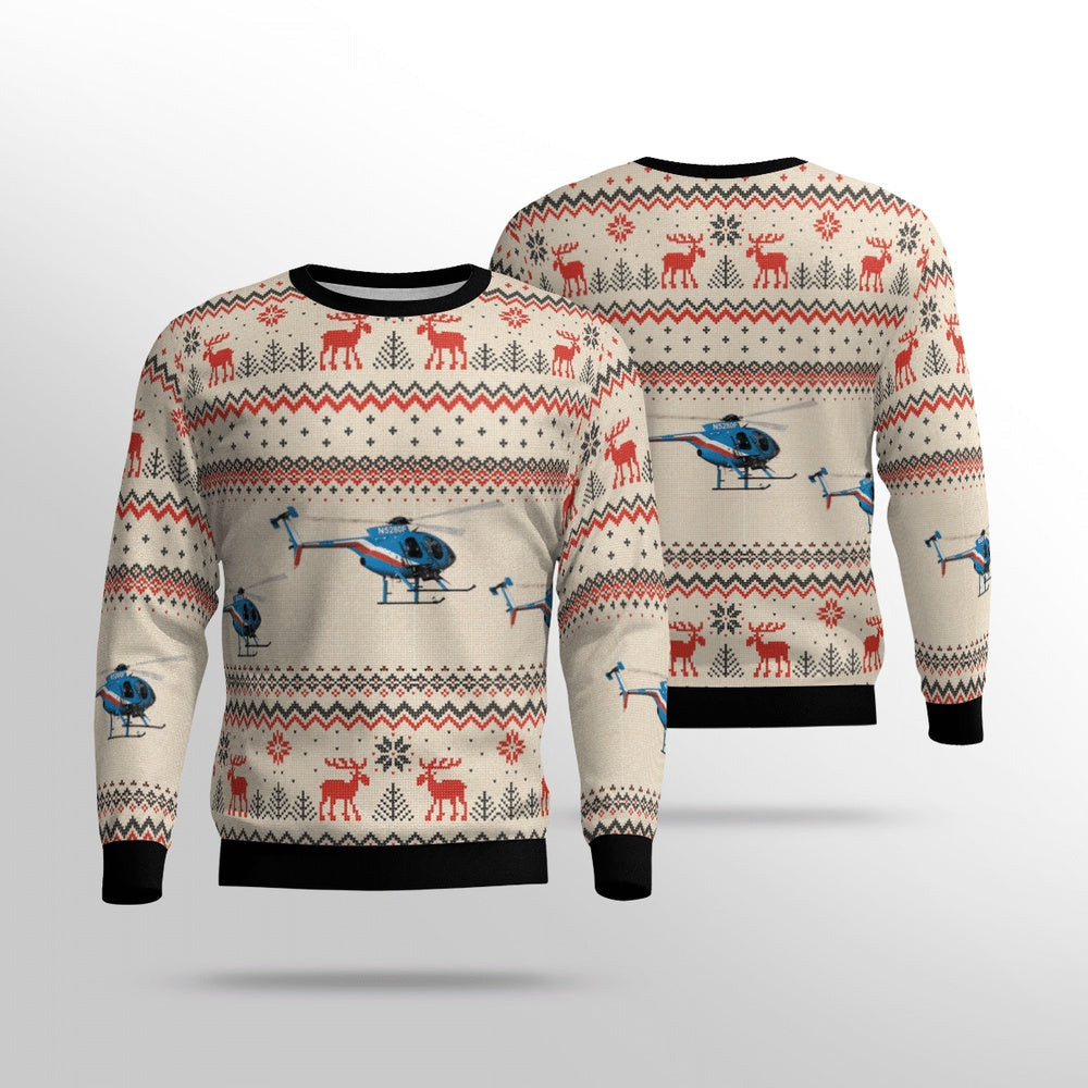 Houston Police MD-500E 369E Xmas Unisex Sweater Christmas Gifts For Men Women