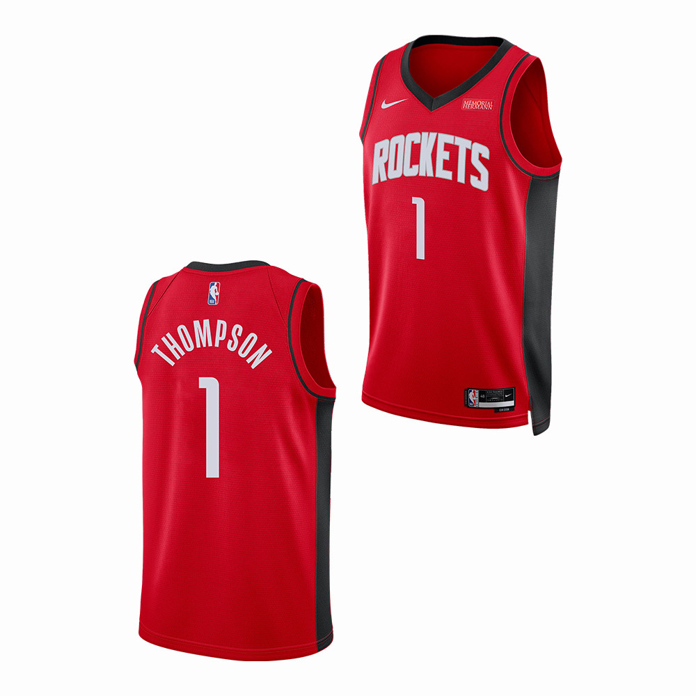 Houston Rockets Amen Thompson Icon Edition Tank Top Jersey Houston Rockets Clothing Basketball Gear