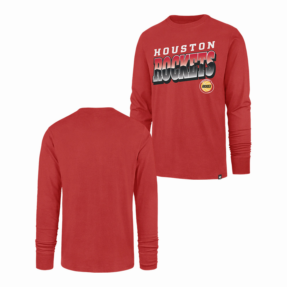 Houston Rockets HWC Polished Franklin Long Sleeve Shirt Houston Rockets Apparel Gift Idea
