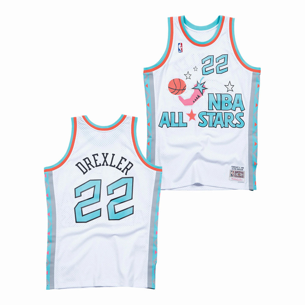 Houston Rockets Mitchell And Ness HWC Clyde Drexler All Star Tank Top Houston Rockets Merch Fans Gear