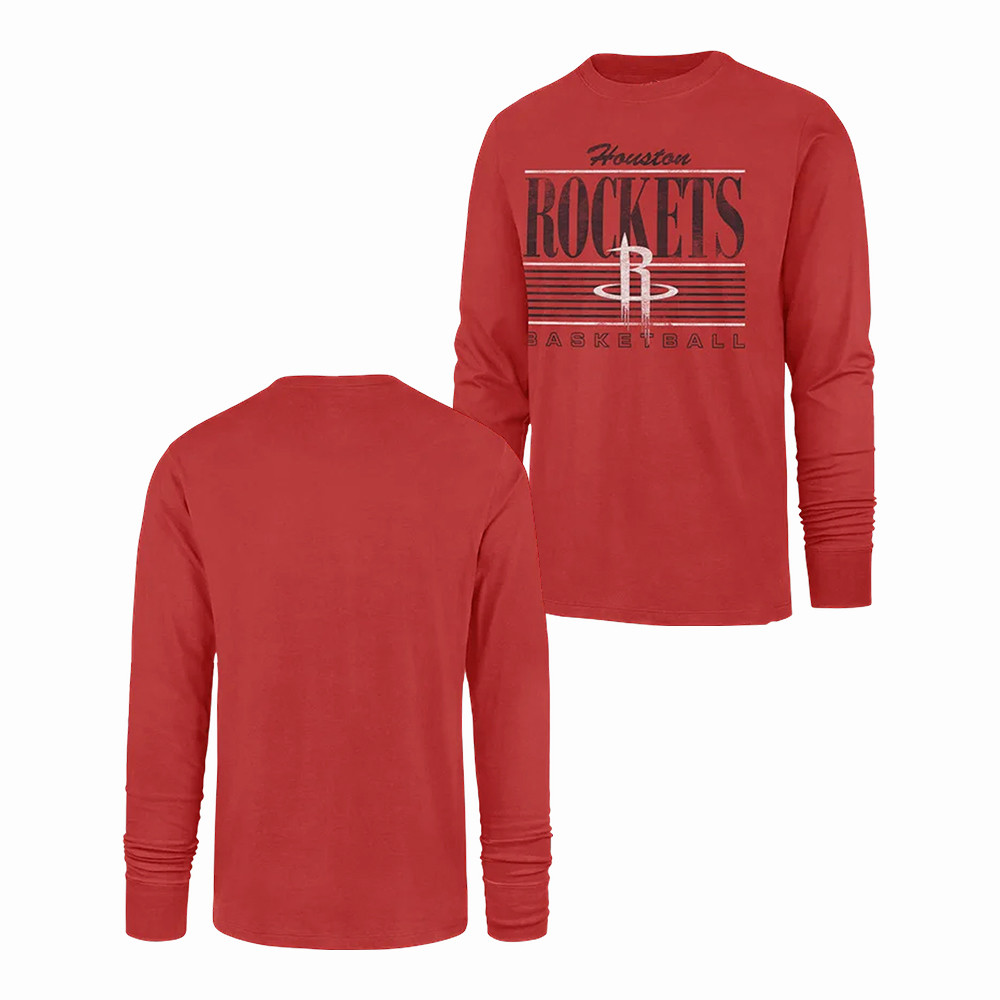 Houston Rockets Remix Franklin Long Sleeved Shirt Houston Rockets Clothing Gift For Brother