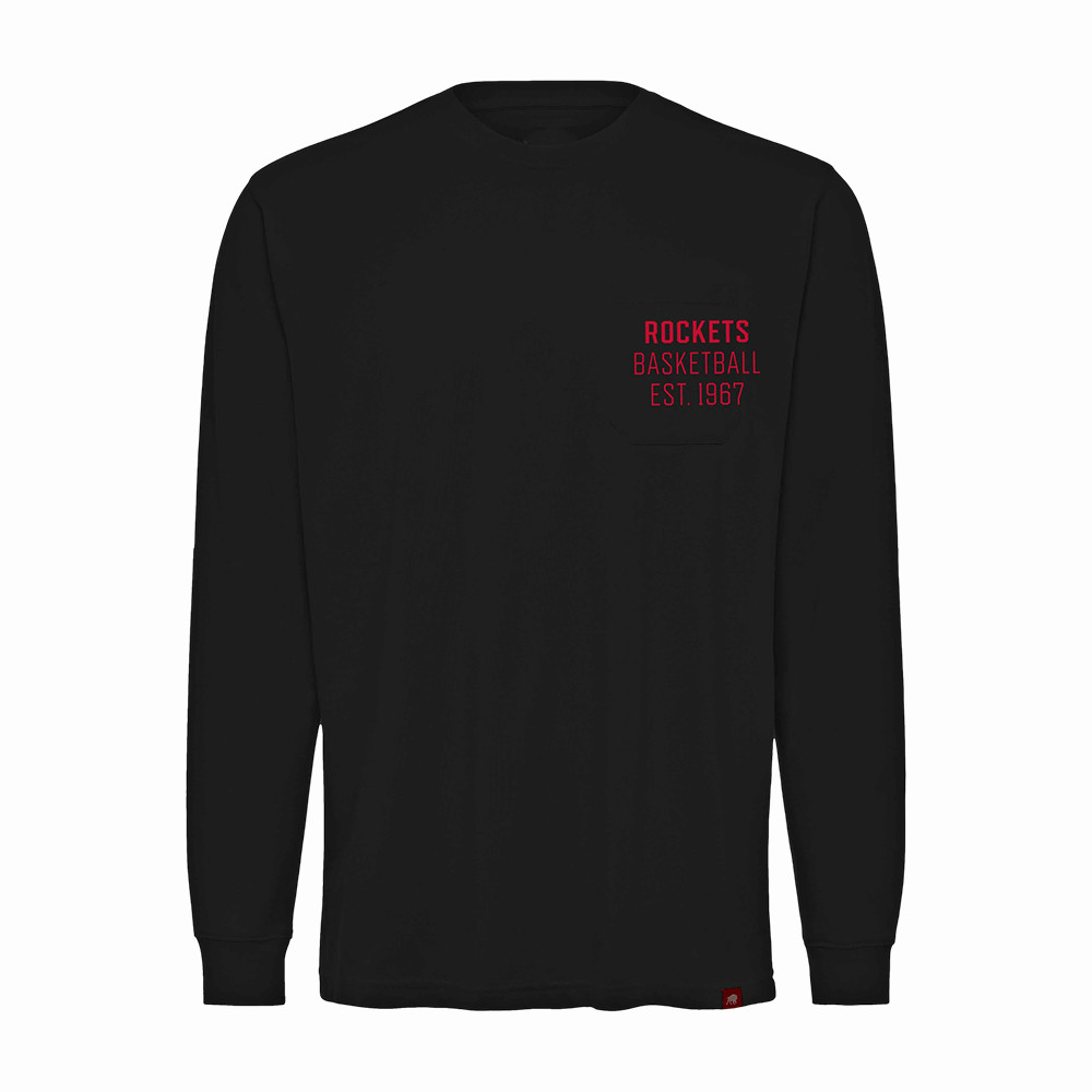 Houston Rockets Sportiqe Crookston Long Sleeve Shirt Basketball Apparel Houston Rockets Gear