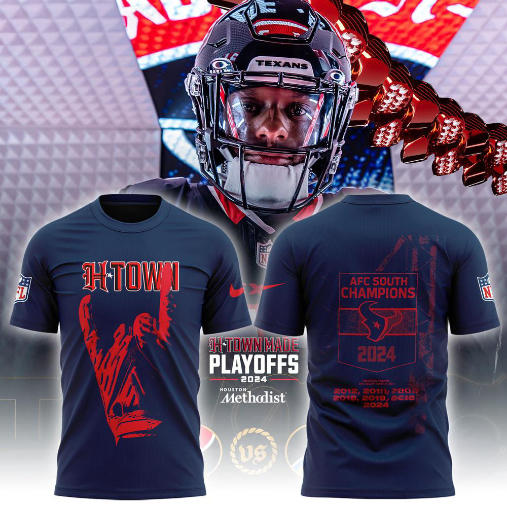 Houston Texans AFC South Champions 2025 Special New Shirt Football Lovers Gifts